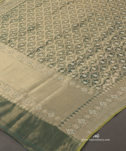 Sage_Green_And_Gold_Pure_Cotton_Tissue_Banarasi_Jamdani_Dupatta_WeaverStory_03