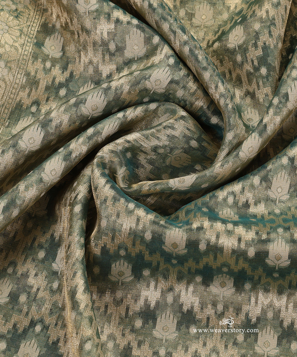 Sage_Green_And_Gold_Pure_Cotton_Tissue_Banarasi_Jamdani_Dupatta_WeaverStory_05