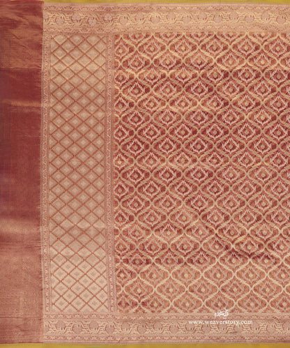 Rust_And_Gold_Pure_Cotton_Tissue_Banarasi_Jamdani_Dupatta_WeaverStory_02