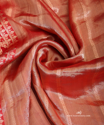 Neon_Pink_Handloom_Pure_Kora_Tissue_Dupatta_WeaverStory_05