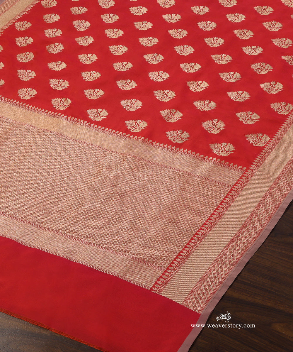 Pink_And_Orange_Dual_Tone_Handloom_Pure_Katan_Silk_Banarasi_Dupatta_WeaverStory_03