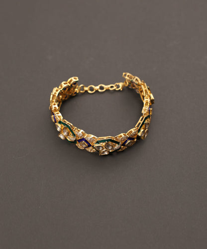 Milan_Handcrafted_Pure_Silver_Bracelet_With_Semi_Precious_Stones_WeaverStory_02