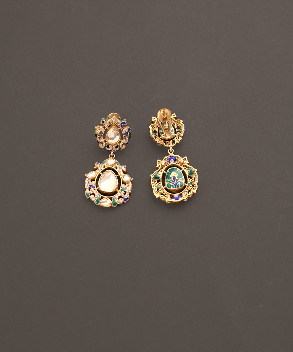 Pari_Handcrafted_Pure_Silver_Necklace_Set_With_Semi_Precious_Stones_WeaverStory_02