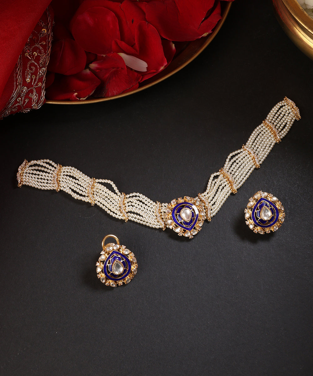 Tahira_Handcrafted_Pure_Silver_Necklace_Set_With_Semi_Precious_Stone_And_Pearl_Ladi_WeaverStory_01