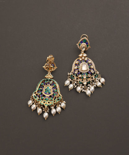 Zara_Handcrafted_Pure_Silver_Earrings_With_Semi_Precious_Stones_And_Pearls_WeaverStory_03