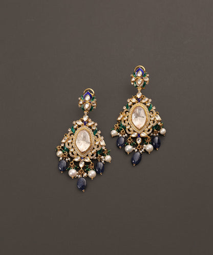 Mehrnaz_Handcrafted_Pure_Silver_Earrings_With_Pearls_And_Semi_Precious_Stones_WeaverStory_02