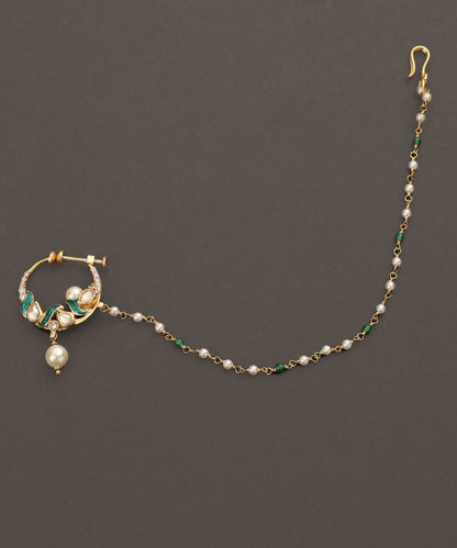 Mahtab_Handcrafted_Pure_Silver_Nath_With_Semi_Precious_Stones_And_Pearls_WeaverStory_03