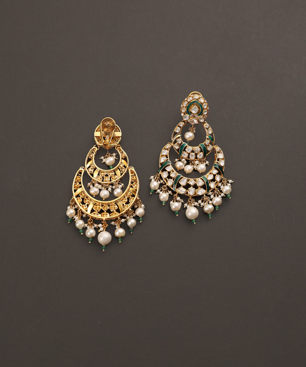 Zohreh_Handcrafted_Pure_Silver_Chandbali_Earrings_With_Semi_Precious_Stones_WeaverStory_02