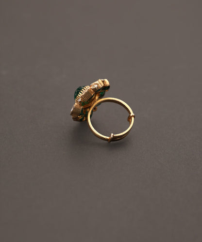 Nagma_Handcrafted_Pure_Silver_Ring_With_Semi_Precious_Stones_WeaverStory_03