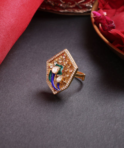 Ziba_Handcrafted_Pure_Silver_Ring_With_Semi_Precious_Stones_WeaverStory_01