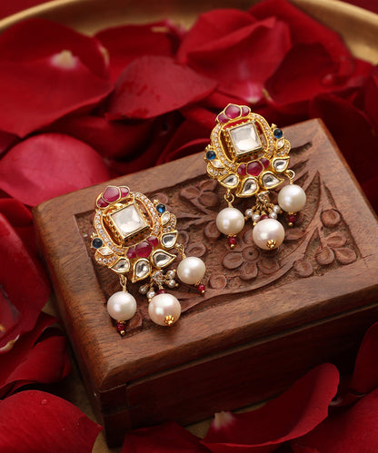 Bahar_Handcrafted_Pure_Silver_Earrings_With_Semi_Precious_Stones_And_Pearls_WeaverStory_01