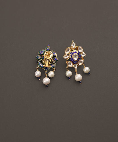 Shirin_Handcrafted_Pure_Silver_Earrings_With_Pearls_And_Semi_Precious_Stones_WeaverStory_03