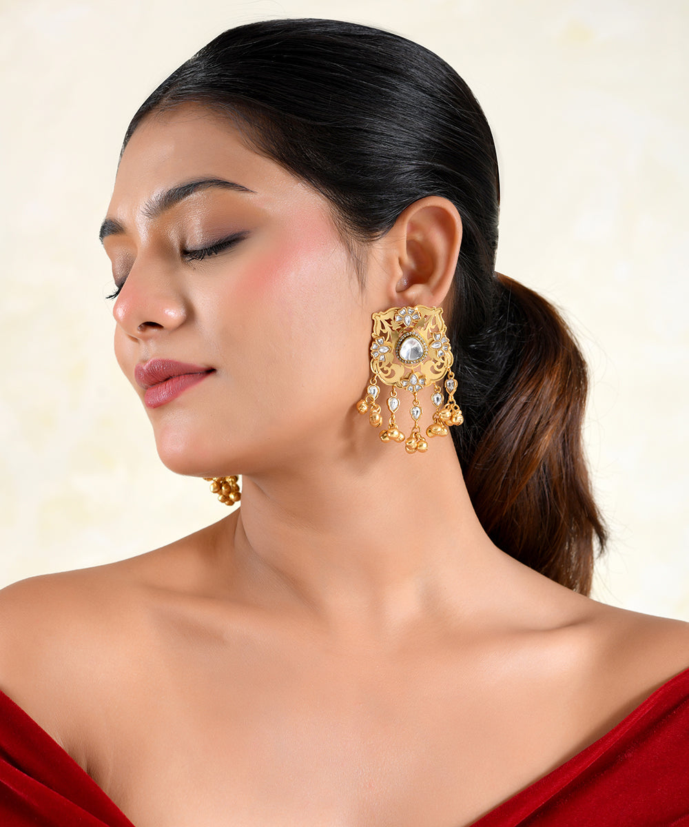 Kamalini Gold Tone Earrings