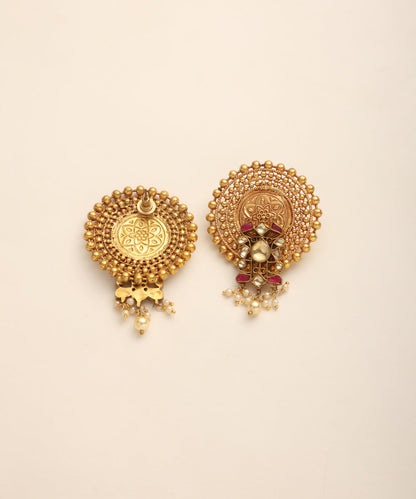 Pricilla_Handcrafted_Disk_Earrings_With_Pearls_WeaverStory_03