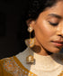 Traditional_Gold_&_Pearl_Filigree_Statement_Jhumka_Earrings_WeaverStory_01