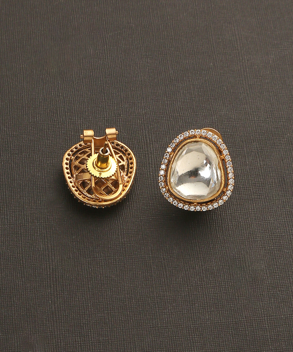 Dariya_Handcrafted_Earrings_With_Moissanite_Polki_And_Semi_Precious_Stones_WeaverStory_03