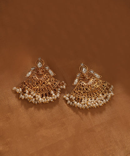 Arion Handcrafted Earrings With Pearls Jewellery