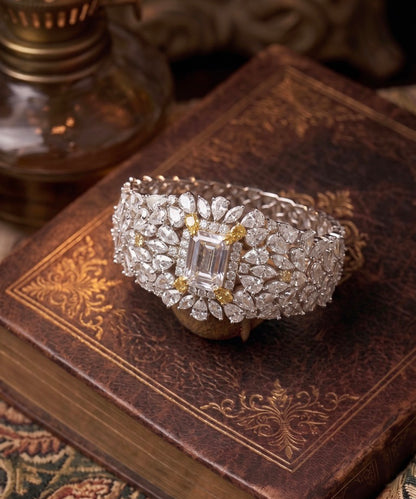 Zehra Zircon Statement Bangle