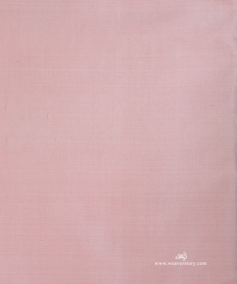 Powder_Pink_Handloom_Pure_Mushroo_Silk_Banarasi_Fabric_WeaverStory_03