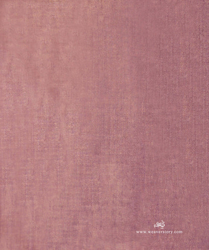 Mauve_Gold_Handloom_Plain_Pure_Tissue_Chanderi_Fabric_WeaverStory_02