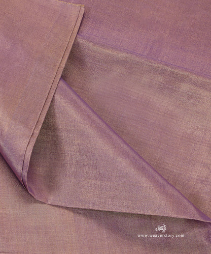 Mauve_Gold_Handloom_Plain_Pure_Tissue_Chanderi_Fabric_WeaverStory_04