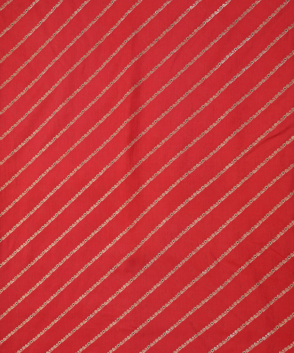 Pink_Handloom_Pure_Moonga_Silk_Banarasi_Fabric_With_Cutwork_Meena_Booti_WeaverStory_02