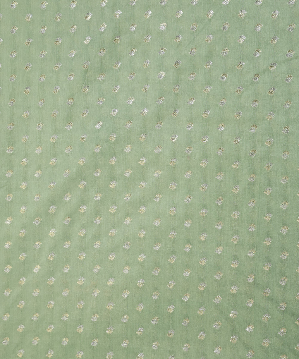 Pastel_Green_Handloom_Pure_Moonga_Silk_Banarasi_Fabric_With_Cutwork_Sona_Rupa_Booti_WeaverStory_02