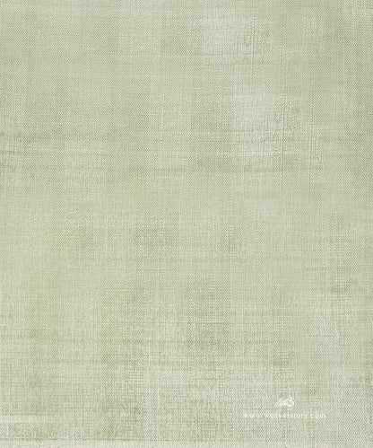 Handloom_Mint_Green_And_Silver_Plain_Pure_Tissue_Chanderi_Fabric_WeaverStory_03