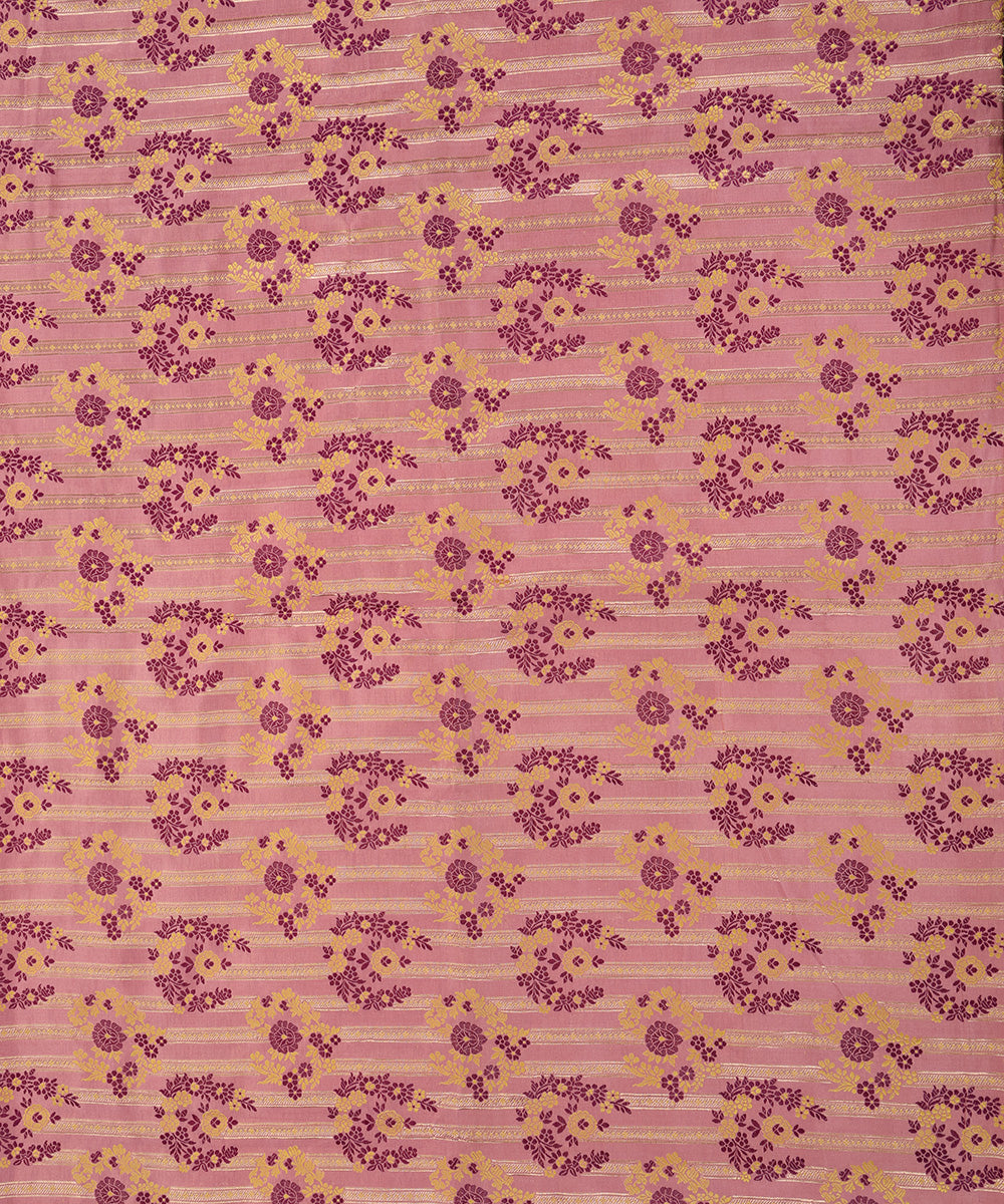 Mauve_Handloom_Pure_Satin_Silk_Jamawar_Banarasi_Fabric_WeaverStory_02