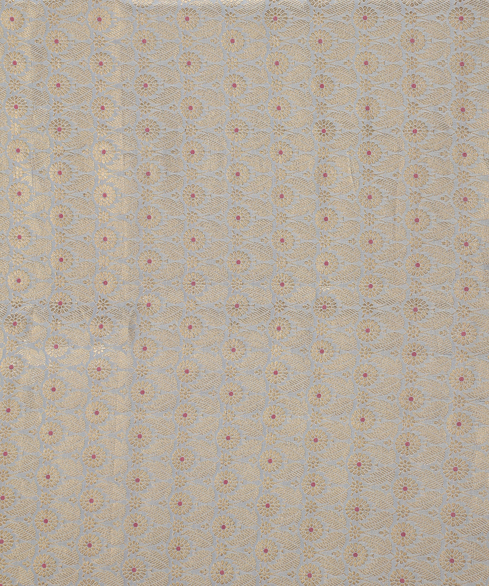 Handloom_Dust_Blue_Pure_Katan_Silk_Kimkhab_Banarasi_Fabric_With_Meena_Booti_WeaverStory_02