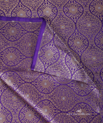 Handloom_Pure_Katan_Silk_Purple_Kimkhab_Banarasi_Fabric_WeaverStory_04