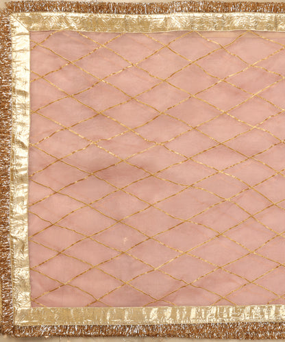 Light_Pink_Handloom_Pure_Organza_Dupatta_With_Gota_Work_WeaverStory_02