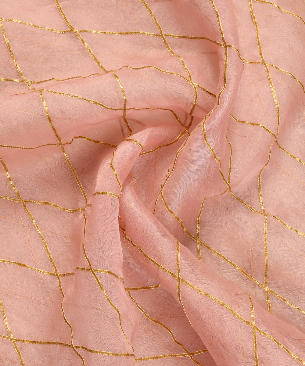 Light_Pink_Handloom_Pure_Organza_Dupatta_With_Gota_Work_WeaverStory_05