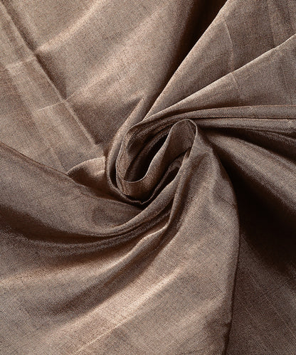 Handloom Grey Pure Tissue Chanderi Fabric