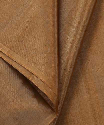 Handloom Gold Pure Tissue Chanderi Fabric