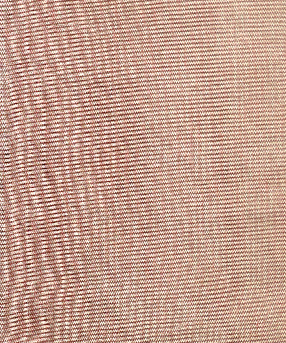 Handloom Light Pink Pure Tissue Chanderi Fabric