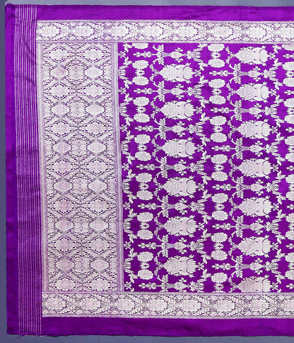 Purple_Banarasi_Kadhwa_Jangla_dupatta_WeaverStory_02