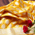 Yellow_katan_silk_dupatta_with_leaf_motifs_and_floral_border_WeaverStory_01