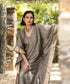 Olive_Grey_Handloom_Pure_Chiniya_Kaftan_With_Sanjaab_Finishing_WeaverStory_01