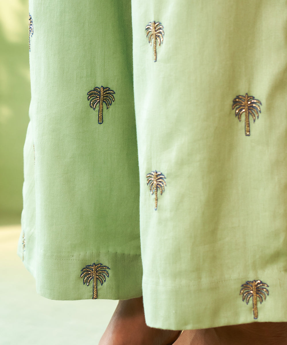 Kinaara Palm Delicate Motif Jacket Set