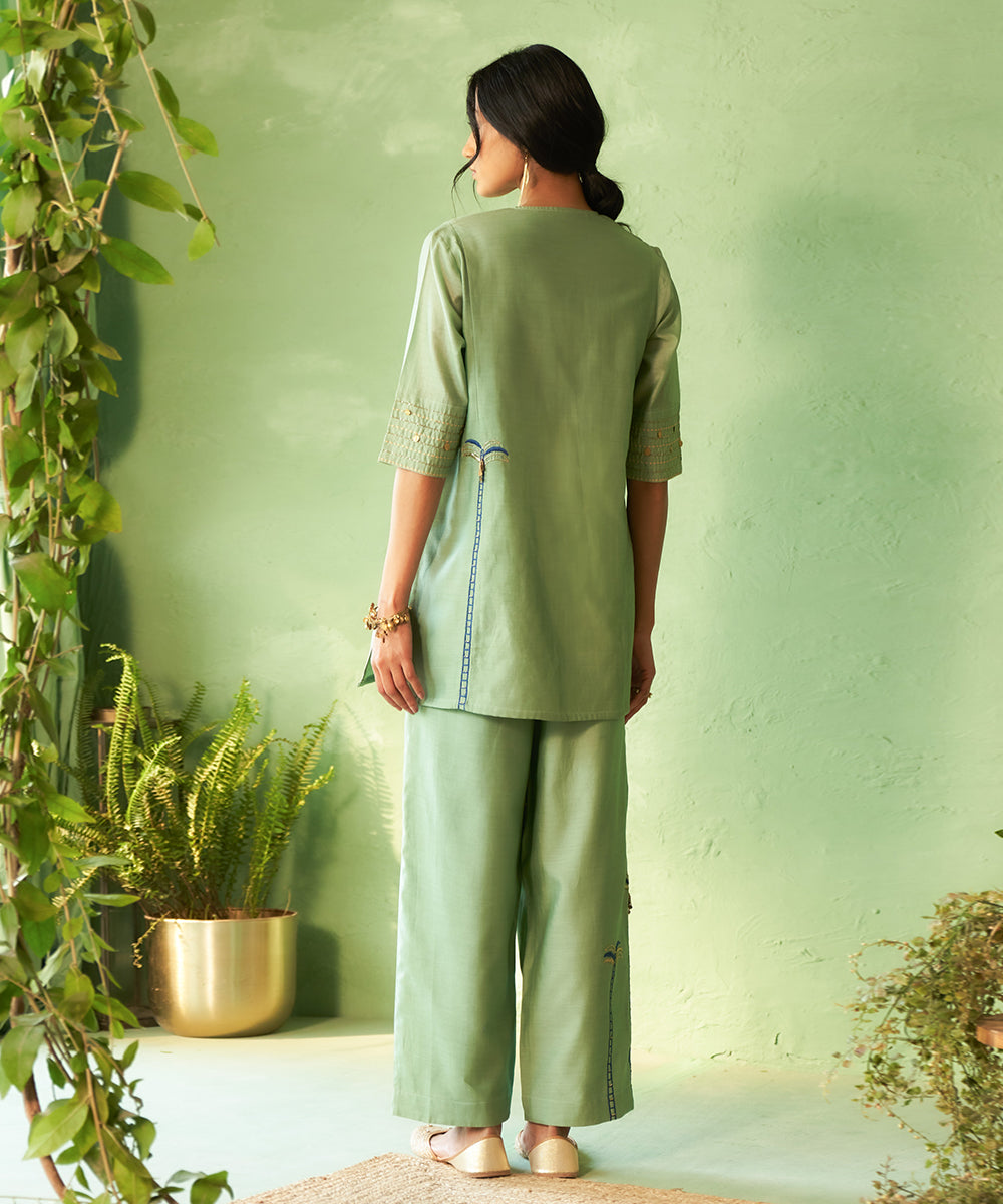 Kinaara Tea Green Coord Set