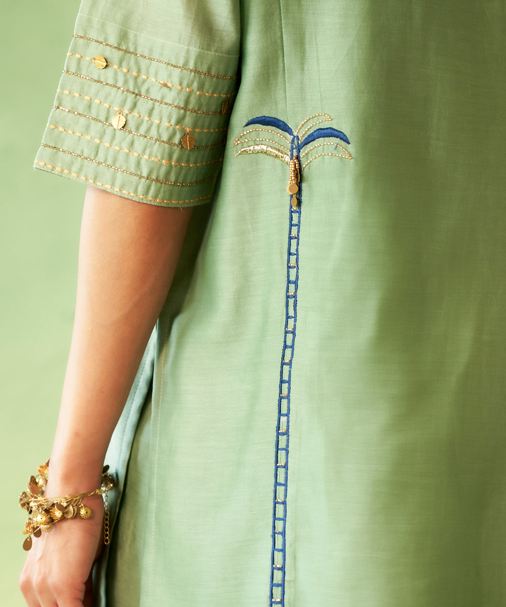 Kinaara Tea Green Coord Set