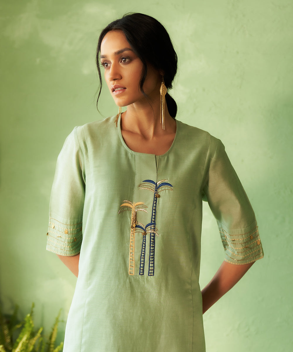 Kinaara Tea Green Coord Set