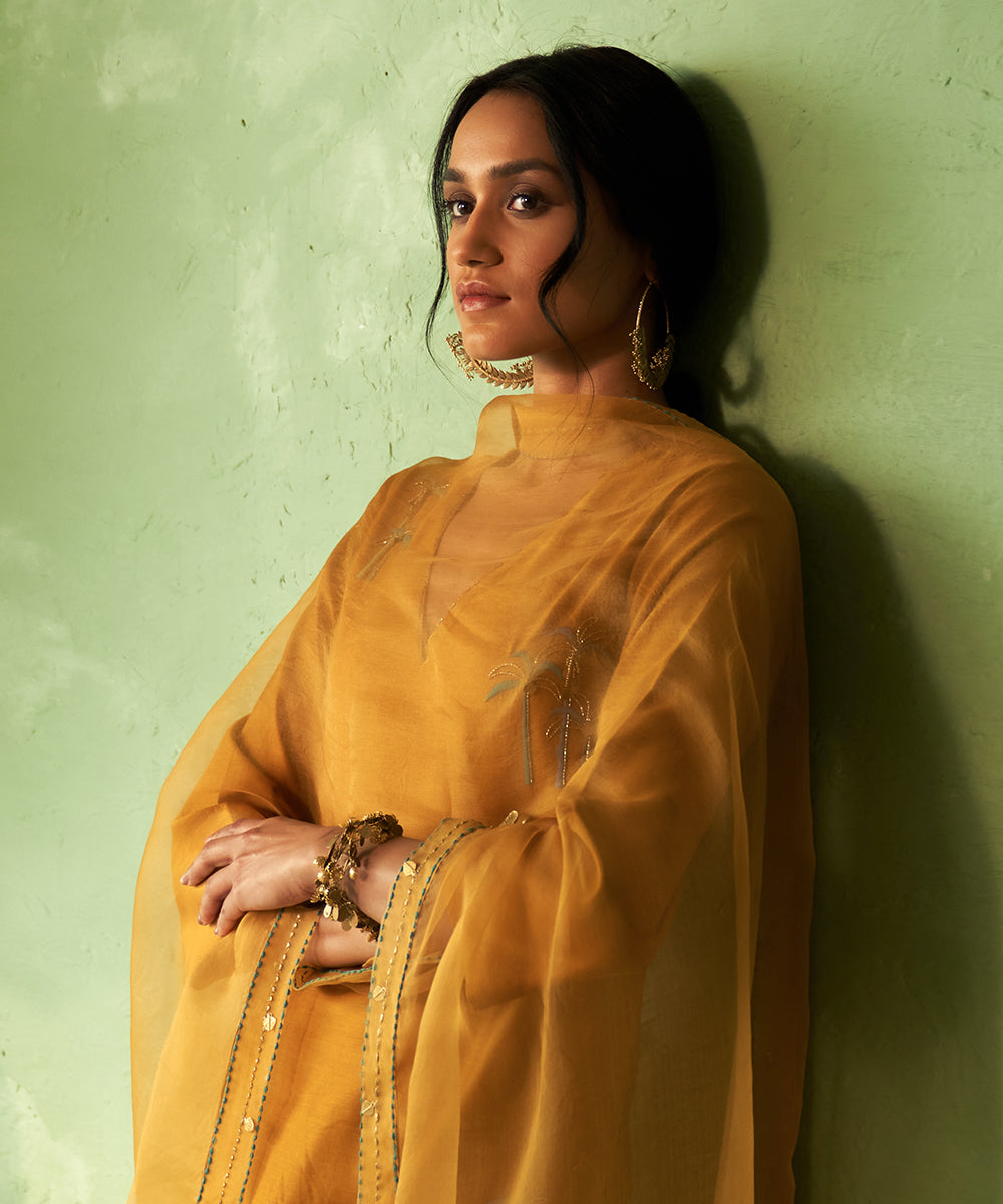 Kinaara Mustard Tunic Set