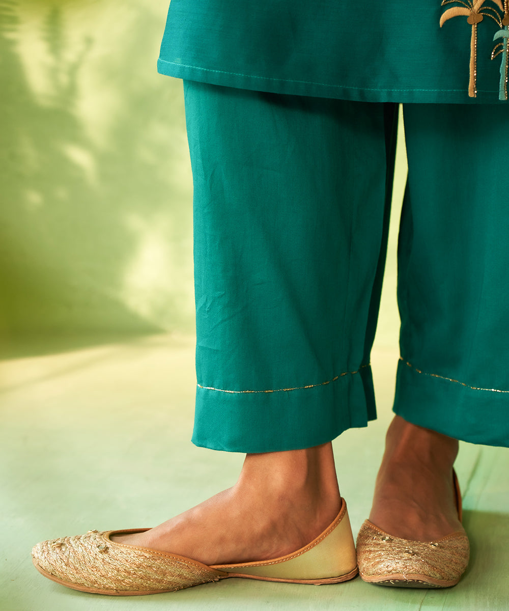Kinaara Peacock Green Tunic Set