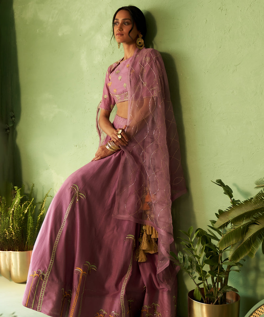 Kinaara Purple Lehenga Set