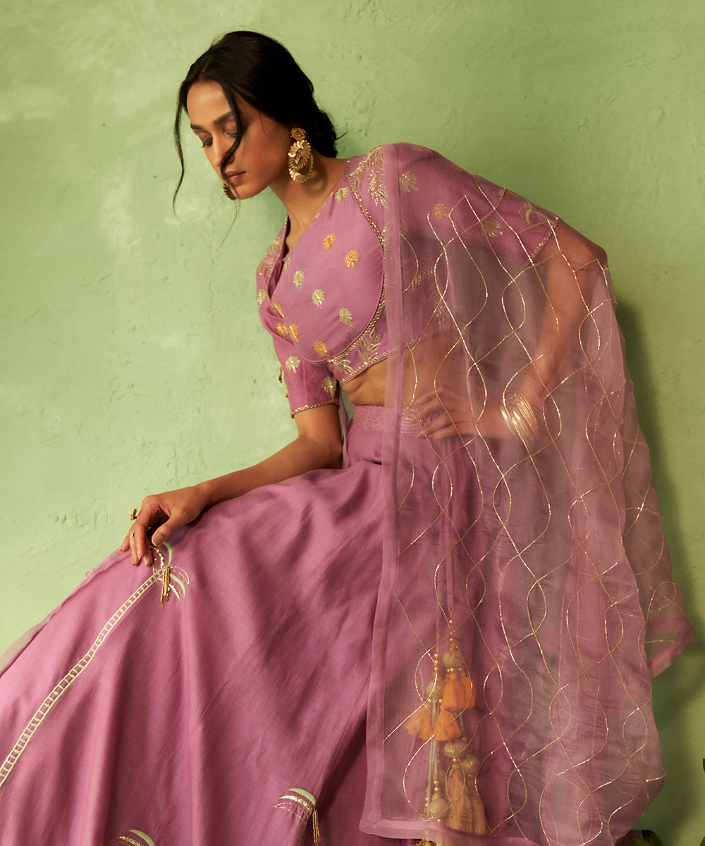 Kinaara Purple Lehenga Set