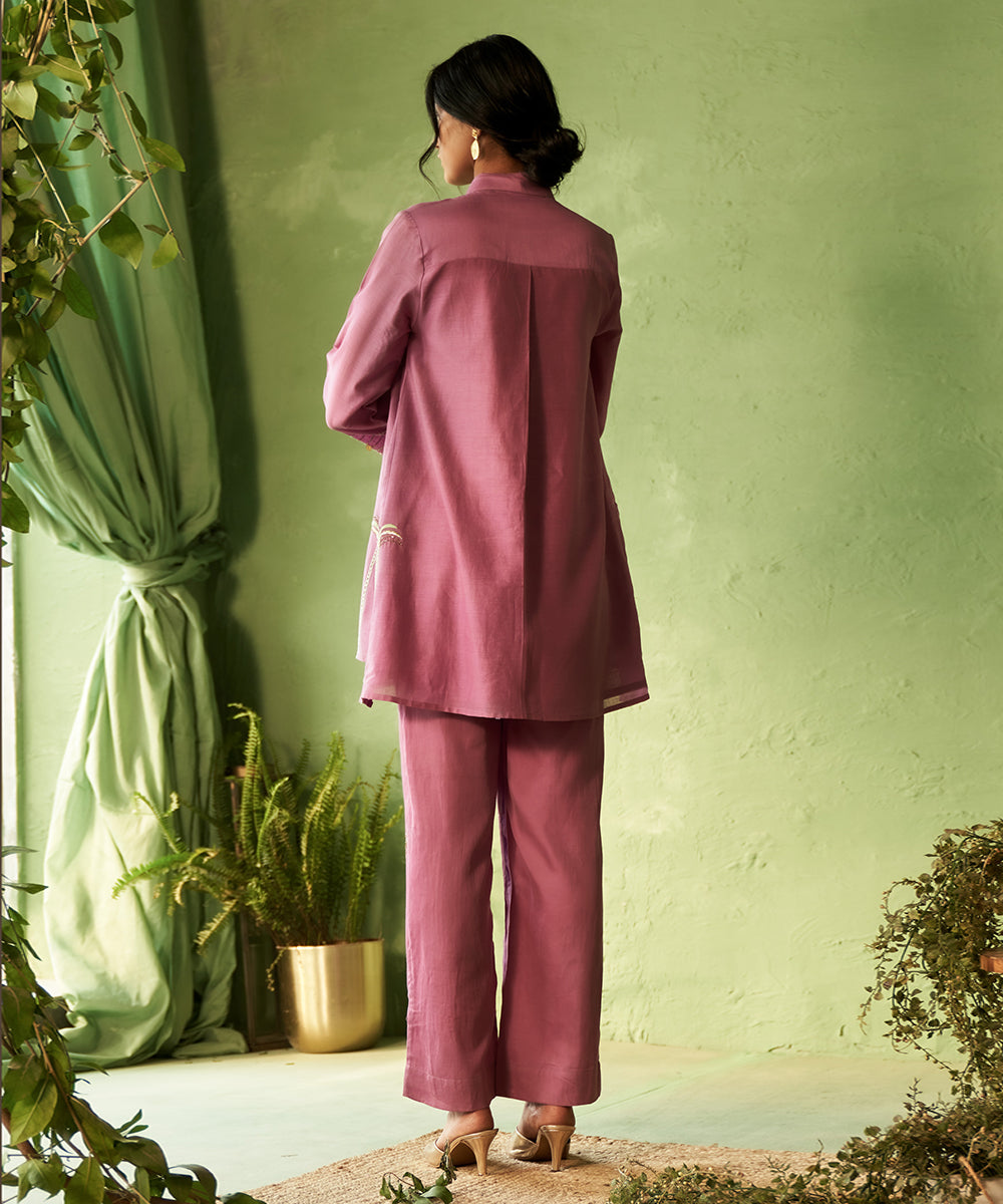 Kinaara Purple Collared Co-ord Set