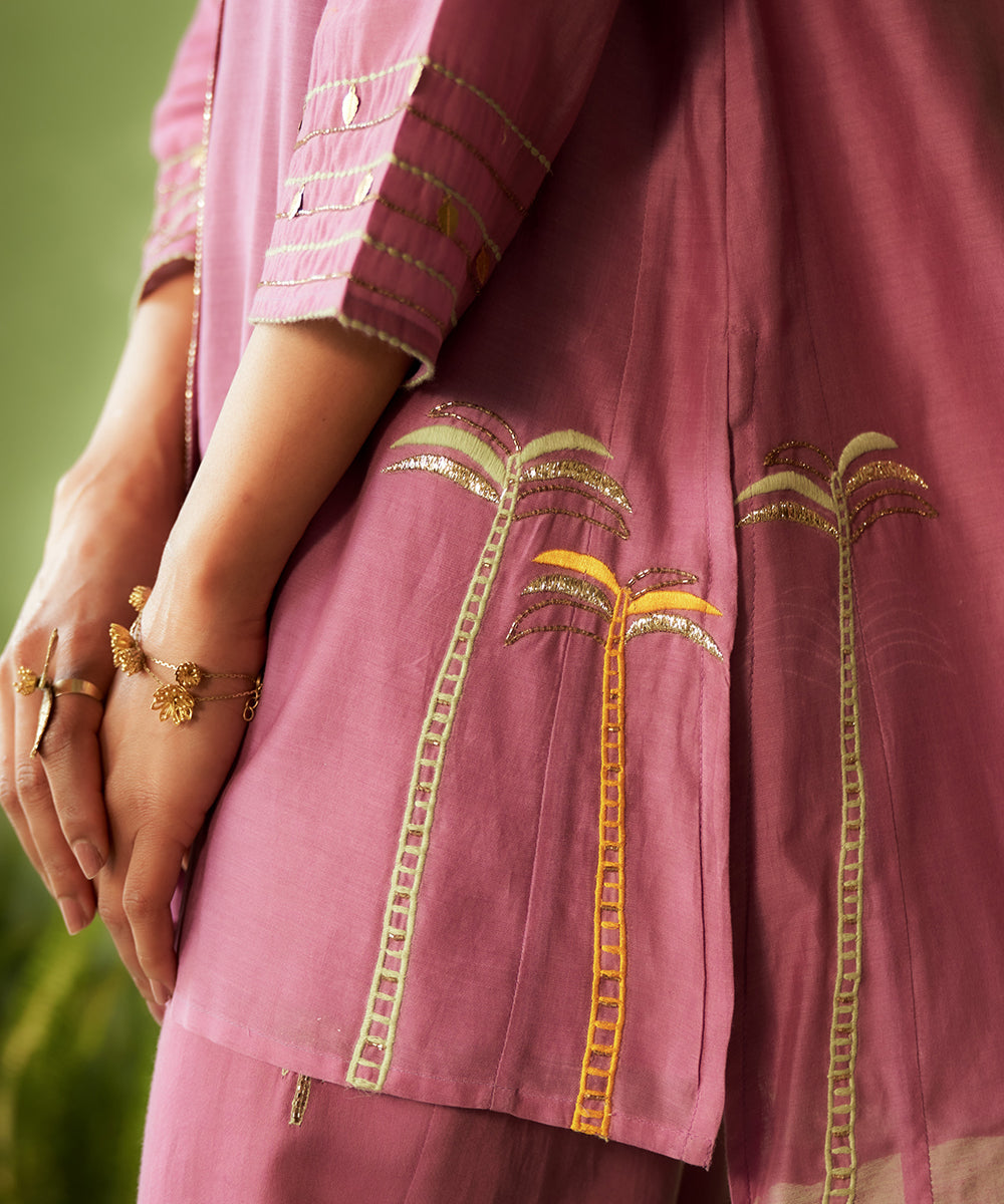 Kinaara Purple Collared Co-ord Set