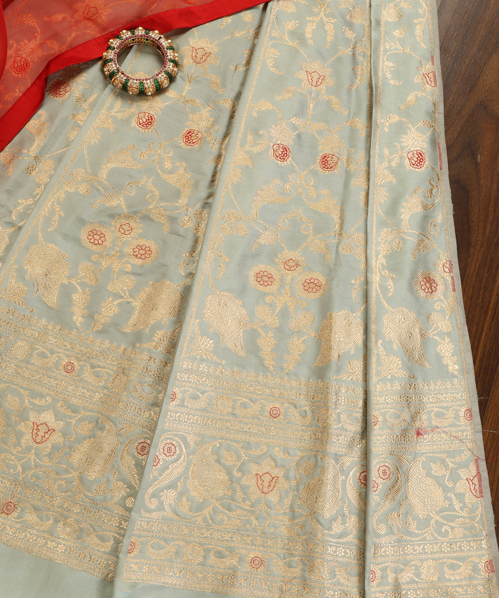 Powder_Blue_Handloom_Pure_Katan_Silk_Banarasi_Lehenga_With_Meenakari_WeaverStory_01